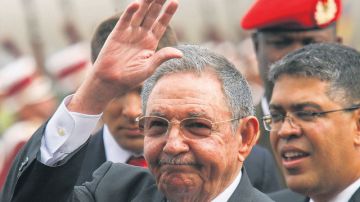 Raúl Castro, líder cubano.