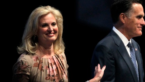 Ann & Mitt Romney.