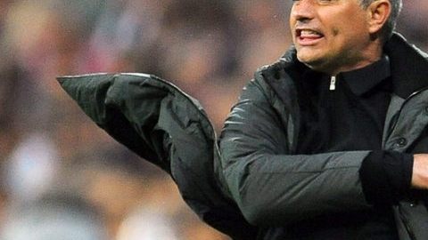 José Mourinho, técnico portugués del líder de España, el Real Madrid.