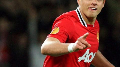 Javier 'Chicharito' Hernández, del Manchester United.