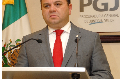 El titular de la PGJDF, Jesús Rodríguez Almeida.