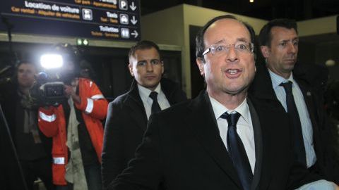 El candidato socialista François Hollande se impuso en la primera vuelta.
