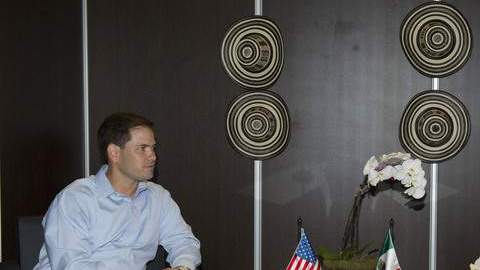 Marco Rubio (R-Fla), dijo en una ocasión  que el no quería ser vicepresidente 'ahora y posiblemente nunca'.