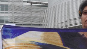 Campesinos celebran a César Chávez a los 19 años de su muerte.