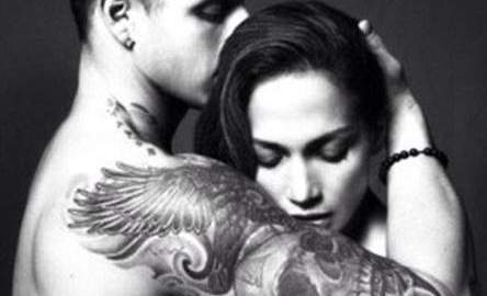 J.Lo junto a su novio Casper Smart.