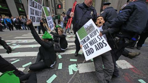 Esta imagen revela parte de lo ocurrido esta mañana en el bajo Manhattan.