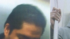 Los sospechosos fueron fotografiados con los teléfonos celulares de las víctimas.