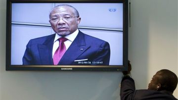 El ex presidente liberiano Charles Taylor fue hallado culpable hoy en la Corte Penal Internacional en La Haya.