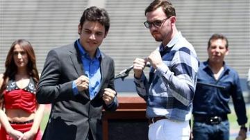 Julio César Chávez Jr (izquierda) enfrentaría a Andy Lee (derecha) en una pelea cancelada en El Paso, Texas