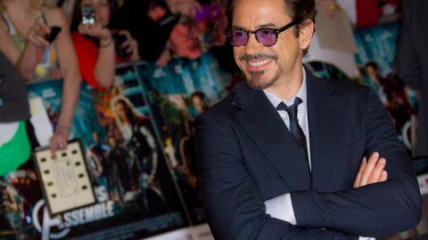 Robert Downey Jr. en el estreno de 'The Avengers', hace once días en Londres.