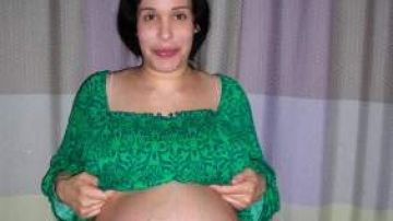 Nadya Suleman, cuando estaba embarazada de ocho hijos.