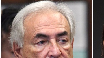 Nafissatou Diallo (d), señala que Strauss-Kahn trató de violarla en la habitación del hotel  donde ella trabajaba en mayo de 2011.