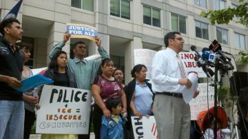 Inmigrantes expresaron su descontento en Washington D.C.