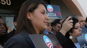 En la campaña del 2008, la comunidad hispanoparlante fue vital en el triunfo de Obama.