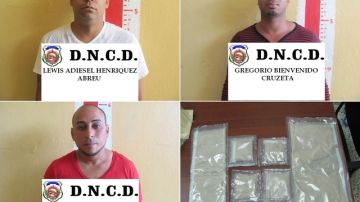 Cargamento de heroína decomisado por las autoridades dominicanas.