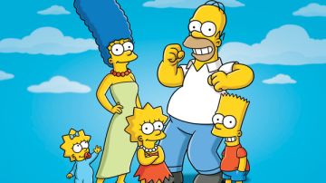 La popular serie "Los Simpson".