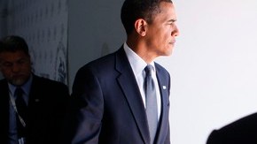 Agentes del Servicio Secreto están atentos a la seguridad del presidente Barack Obama.