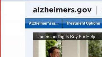 www.alzheimers.gov es un sitio gubernamental con información sobre la enfermedad.