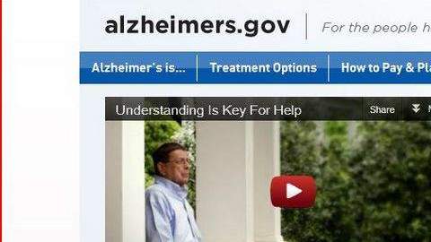 www.alzheimers.gov es un sitio gubernamental con información sobre la enfermedad.
