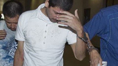 Los hermanos mexicanos Simón (c), Luis Alfonso (i) y José Regino González (d) fueron declarados culpables del delito de narcotráfico.