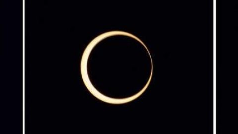 Etapas de un eclipse anular solar.
