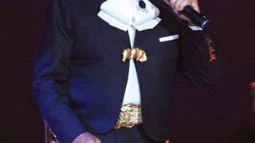 El cantante Vicente Fernández.