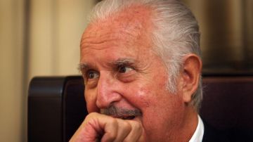 El escritor mexicano Carlos Fuentes.
