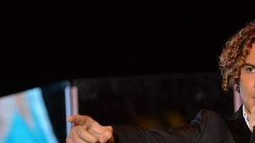 David Bisbal durante su actuación del sábado noche en Miami, en la gala benéfica.