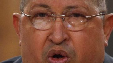 El presidente de Venezuela Hugo Chávez.
