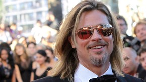 Brad Pitt ayer en Cannes, en la alfombra roja previa a la presentación de su filme, 'Killing Them Softly'.