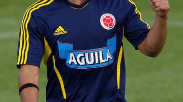 Radamel Falcao podría quedar fuera del juego  ante Perú.