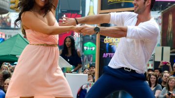 William Levy y Cheryl Burke se presentaron ayer vivo  en el programa 'Good Morning America', e interpretaron uno de sus bailes.