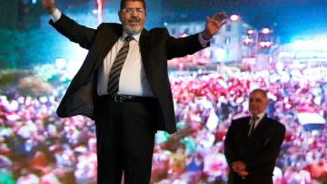 El partido islamista celebraba de manera anticipada la victoria de su candidato, aún sin cifras oficiales.