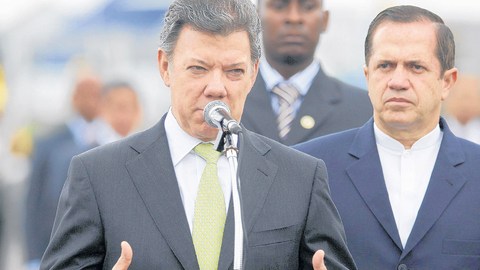 El presidente Juan Manuel Santos.