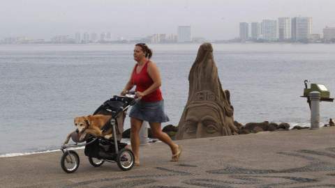 La zona de Puerto Vallarta, México, fue una de las afectadas.