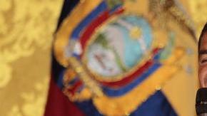 El presidente de Ecuador Rafael Correa.