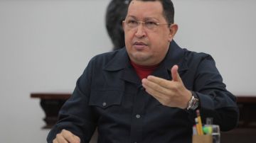 Hugo Chávez durante su última aparición pública la semana pasada.