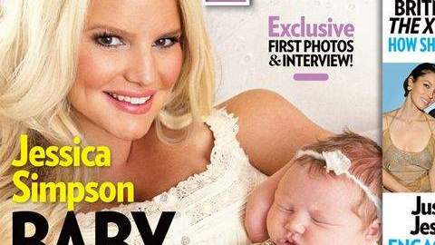 Jessica Simpson con su bebé.