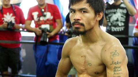 Manny Pacquiao presume que está listo.