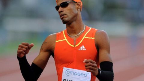 Javier Culson tras ganar hoy en la Golden Gala de Roma.