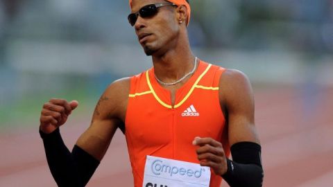 Javier Culson tras ganar hoy en la Golden Gala de Roma.