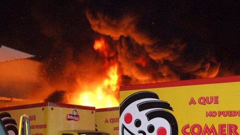 Cuantiosas pérdidas sufrió la empresa Sabritas en los atentados de la semana pasada..