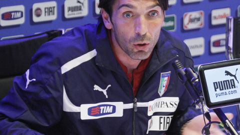 Gianluigi Buffon, capitán de la Juventus y de Italia.