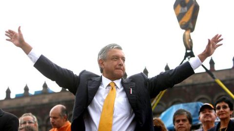 El candidato de la izquierda, quien intenta por segunda ocasión llegar a Los Pinos, ha visto un fuerte repunte en su campaña.