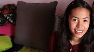 Xesenia junto a Miguel, quien se hizo cargo de ella desde pequeña sin ser su padre biológico.