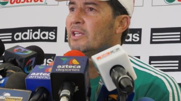 El entrenador del Tri José Manuel de la Torre.
