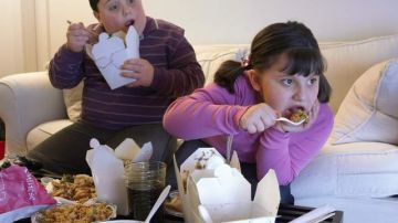 Comer comida chatarra es una de las causas de obesidad entre niños.