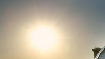 Un telescopio en un observatorio de Sydney, Australia.