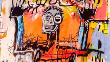 El cuadro de Basquiat de 1981, que sale a subasta este mes.