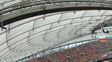 El Estadio Nacional de Varsovia durante el partido inaugural de la Eurocopa 2012.